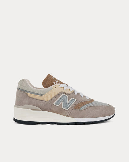 New Balance Made in USA 997 Light Mushroom / Mirage Grey Low Top Sneakers - 1