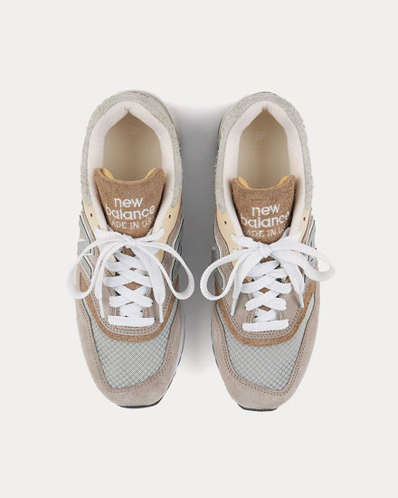 New Balance Made in USA 997 Light Mushroom / Mirage Grey Low Top Sneakers - 2
