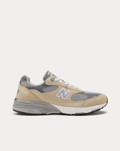 New Balance Made in USA 993 Incense / Medium Gray / White Low Top Sneakers