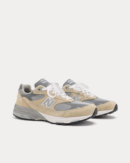 New Balance Made in USA 993 Incense / Medium Gray / White Low Top Sneakers - 3