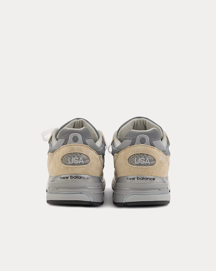 New Balance Made in USA 993 Incense / Medium Gray / White Low Top Sneakers - 4