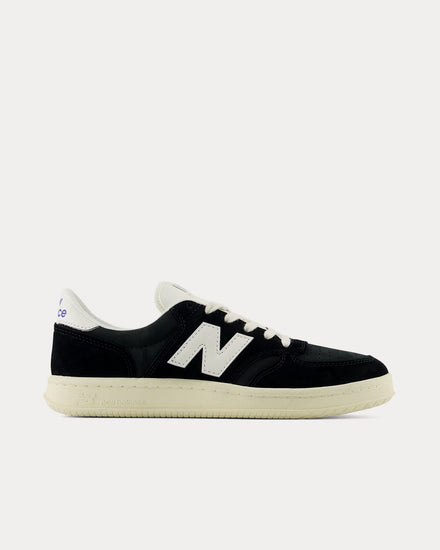 New Balance T500 Black / Sea Salt / Angora Low Top Sneakers - 1