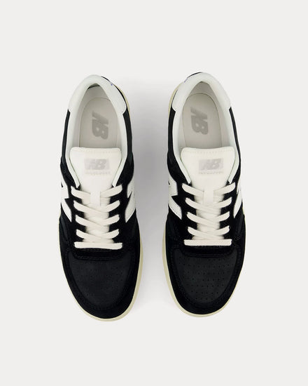 New Balance T500 Black / Sea Salt / Angora Low Top Sneakers - 2