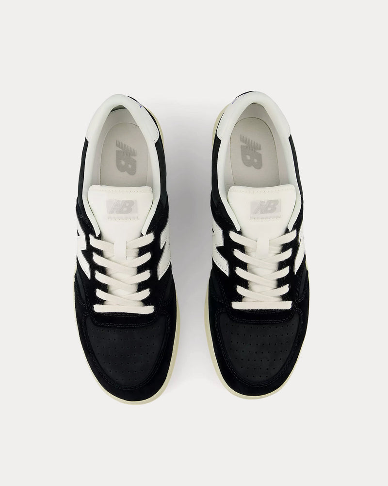 New Balance T500 Black / Sea Salt / Angora Low Top Sneakers - 2
