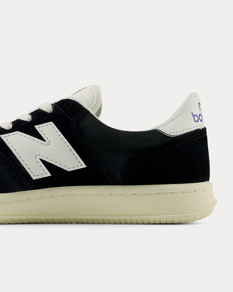 New Balance T500 Black / Sea Salt / Angora Low Top Sneakers - 5