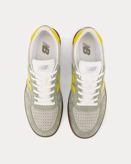 New Balance T500 Dark Olivine / Apollo Gold Low Top Sneakers - 2