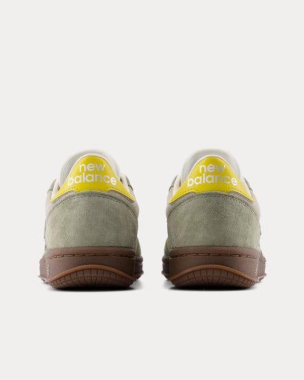 New Balance T500 Dark Olivine / Apollo Gold Low Top Sneakers - 4