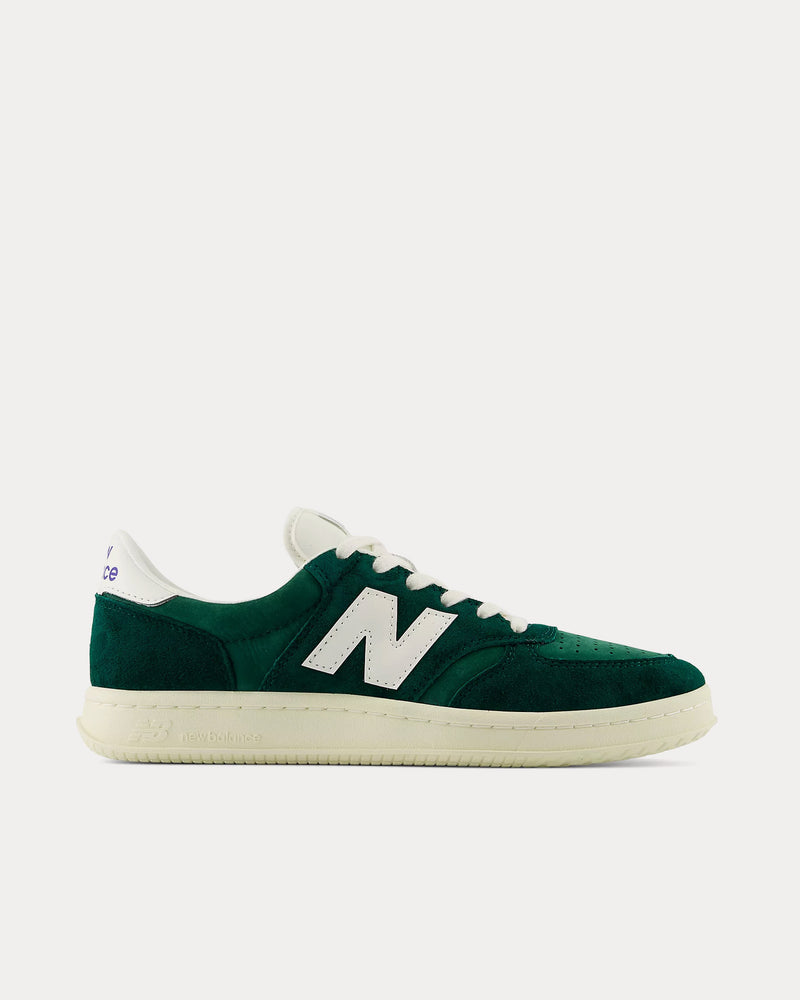 New Balance T500 Marsh Green / Angora / Sea Salt Low Top Sneakers - 1