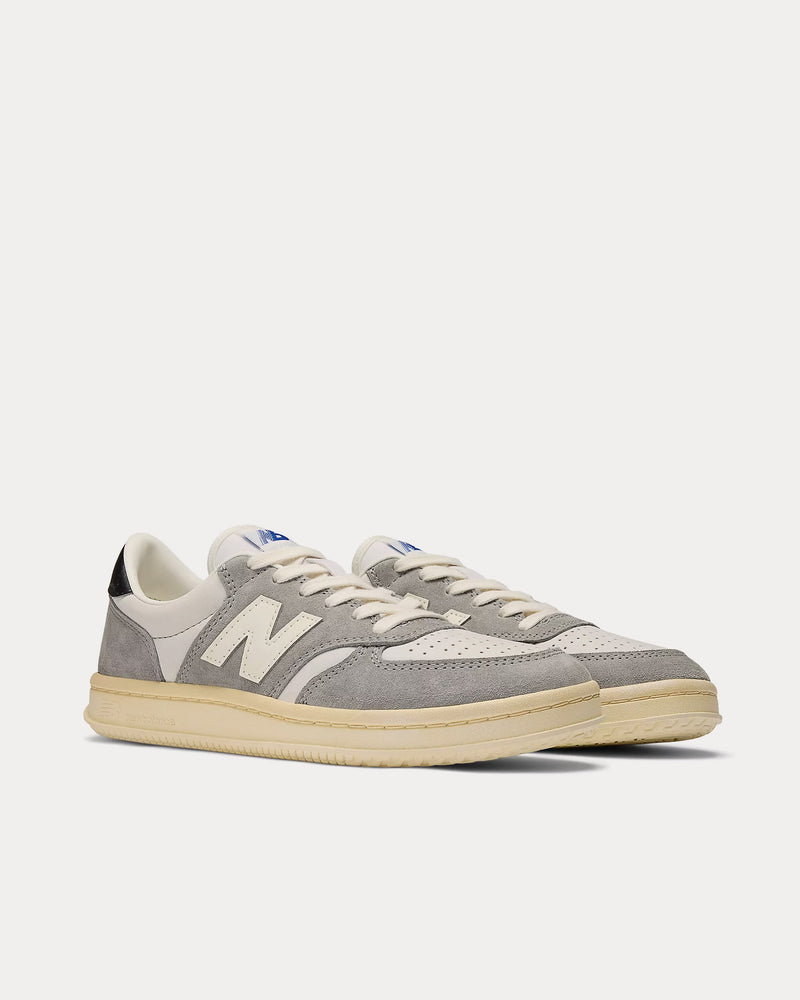 New Balance T500 Slate Gray / Reflection / Angora Low Top Sneakers - 3