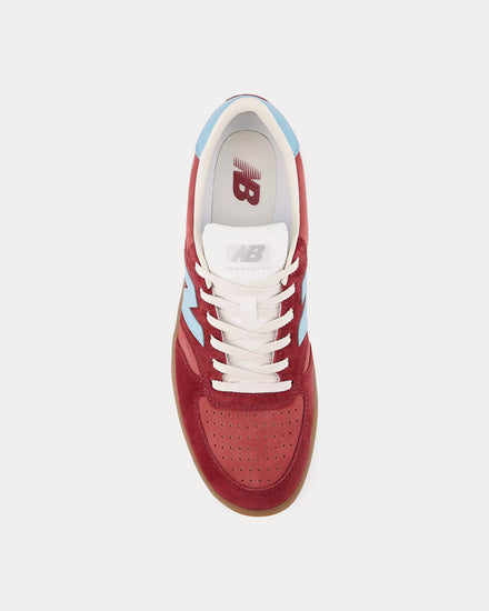 New Balance T500 Classic Crimson / Taffy Blue Low Top Sneakers - 2