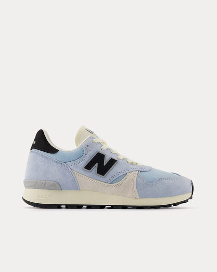 New Balance U475 Light Chrome Blue / Black / Linen Low Top Sneakers - 1