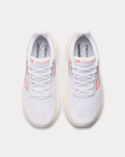 New Balance Fresh Foam X 1080v14 NB 103 White/ Angora / Urgent Red Running Shoes - 2