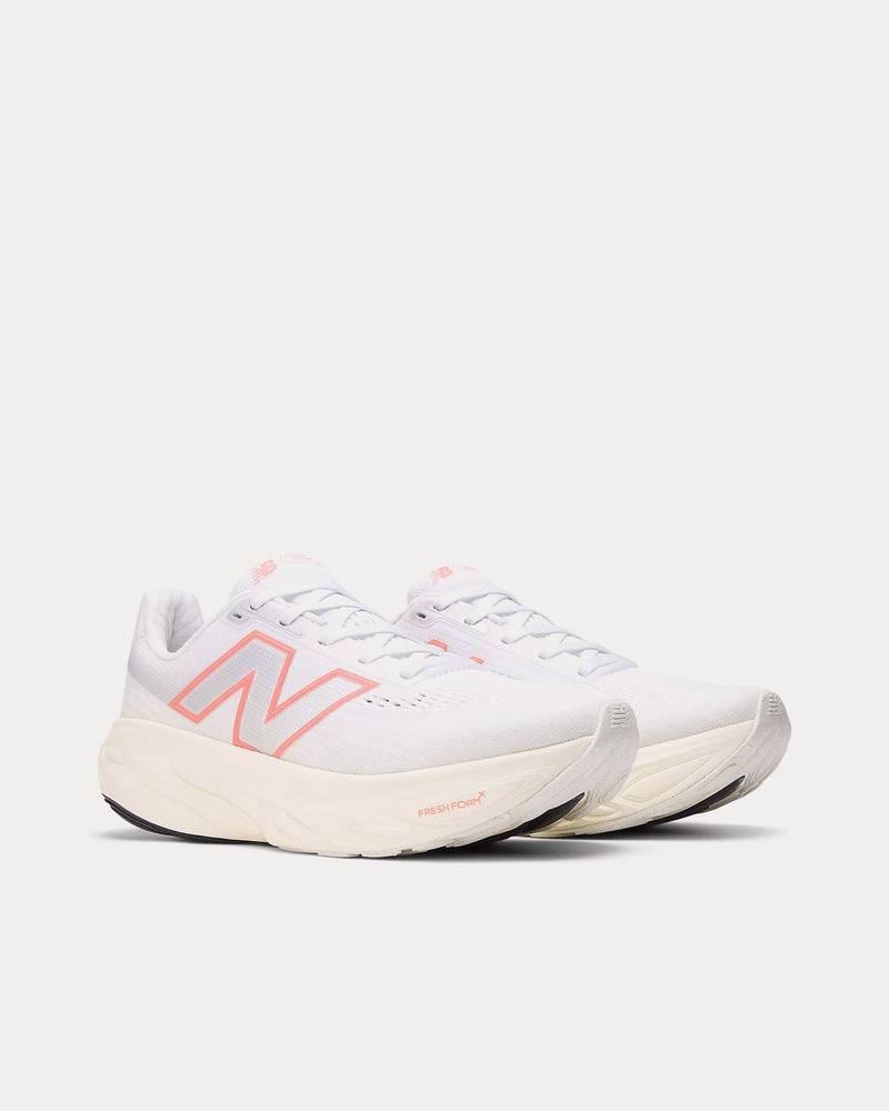 New Balance Fresh Foam X 1080v14 NB 103 White/ Angora / Urgent Red Running Shoes - 3
