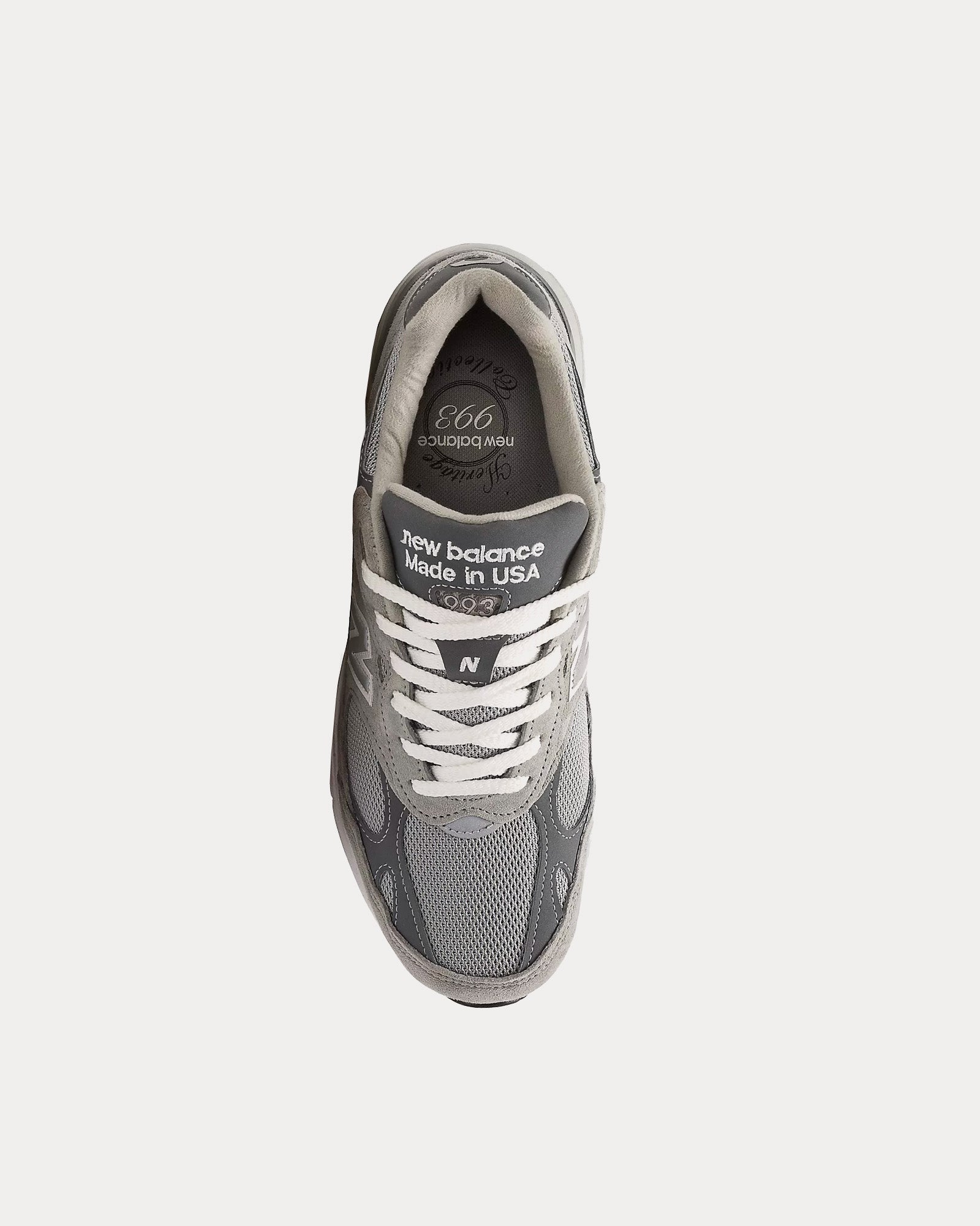 New Balance Made in USA 993 Core Grey Low Top Sneakers Sneak in Peace
