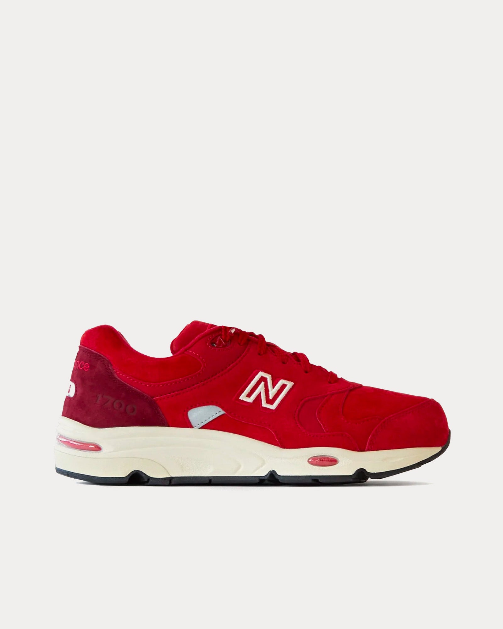 New Balance x Kith - 1700 Toronto Rococco Red Low Top Sneakers