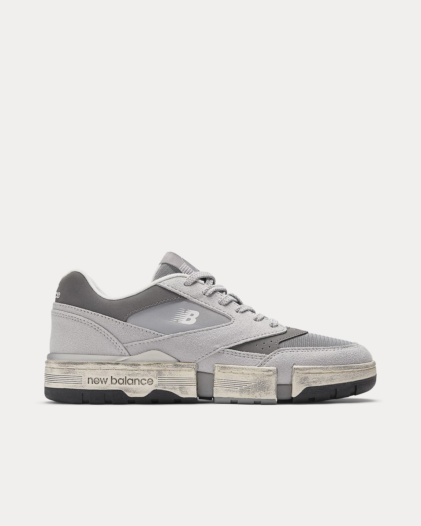 New Balance x MSFTrep - 0.01 Grey / White Low Top Sneakers