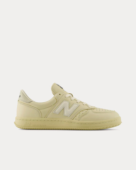 New Balance x Auralee T500 Asparagus Green / Hay / White Asparagus Low Top Sneakers - 1