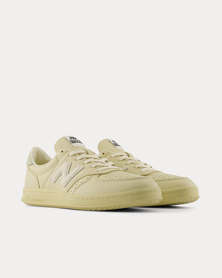 New Balance x Auralee T500 Asparagus Green / Hay / White Asparagus Low Top Sneakers - 3