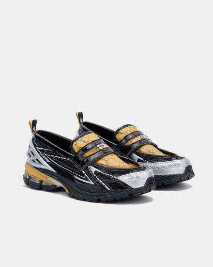 New Balance x Ganni 1906L Silver / Black Loafers - 3
