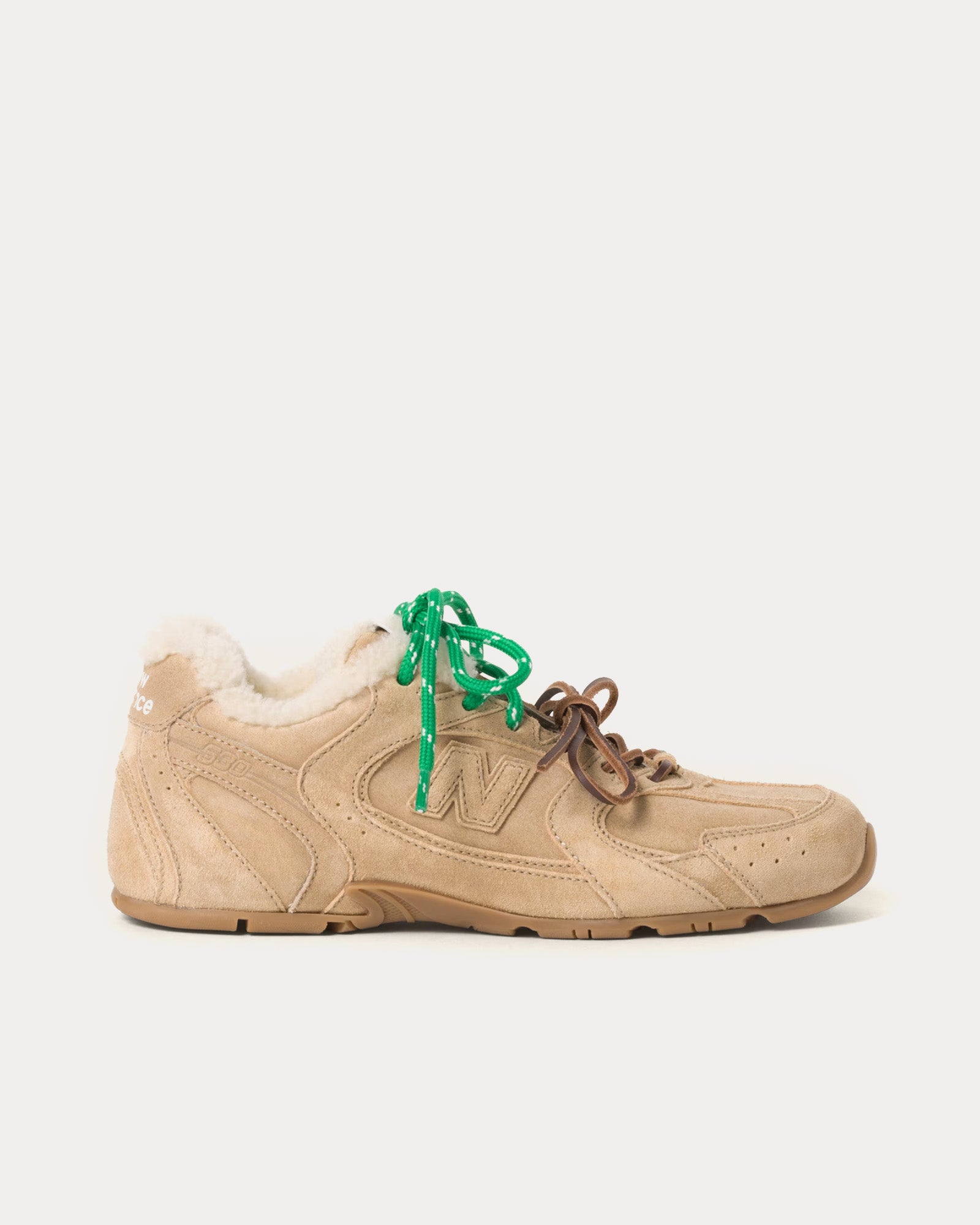 New Balance x Miu Miu Women's 530 SL Bleached Leather Ecru Low Top