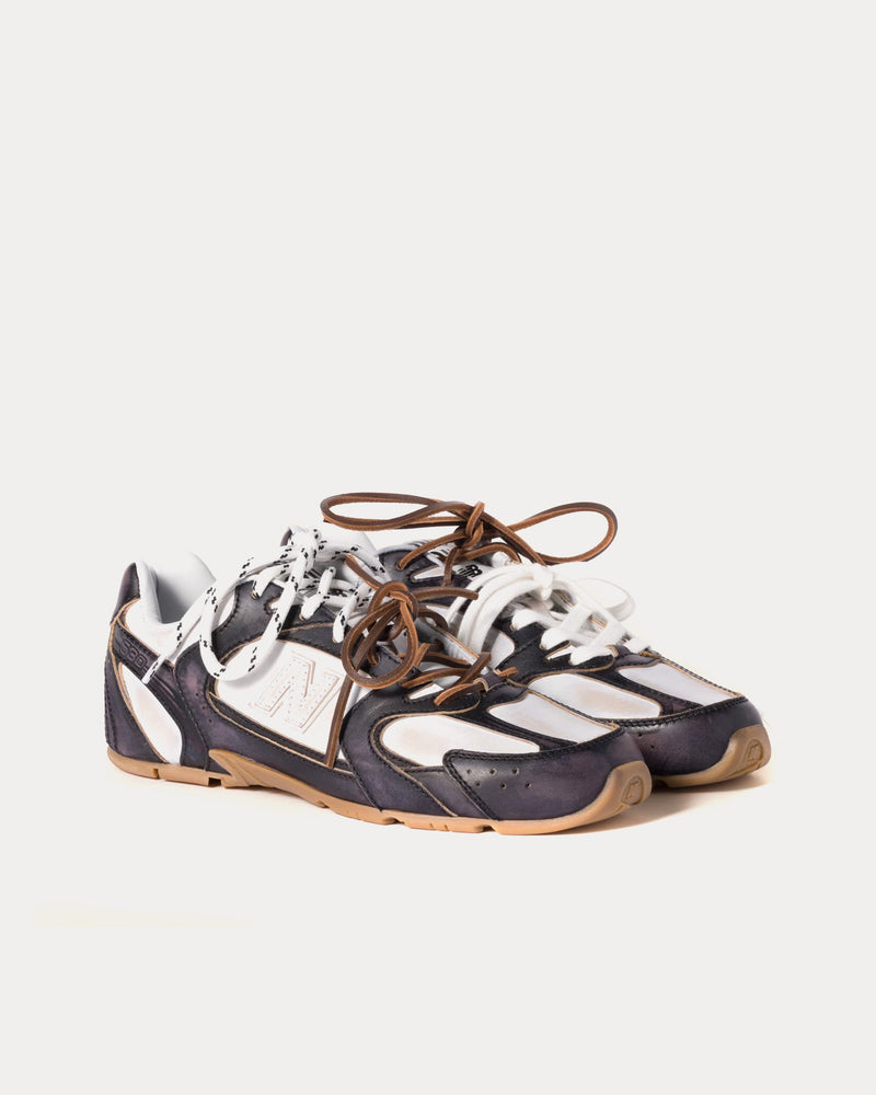 New Balance x Miu Miu 530 SL Deco Calf Leather Black / White Low Top Sneakers - 2