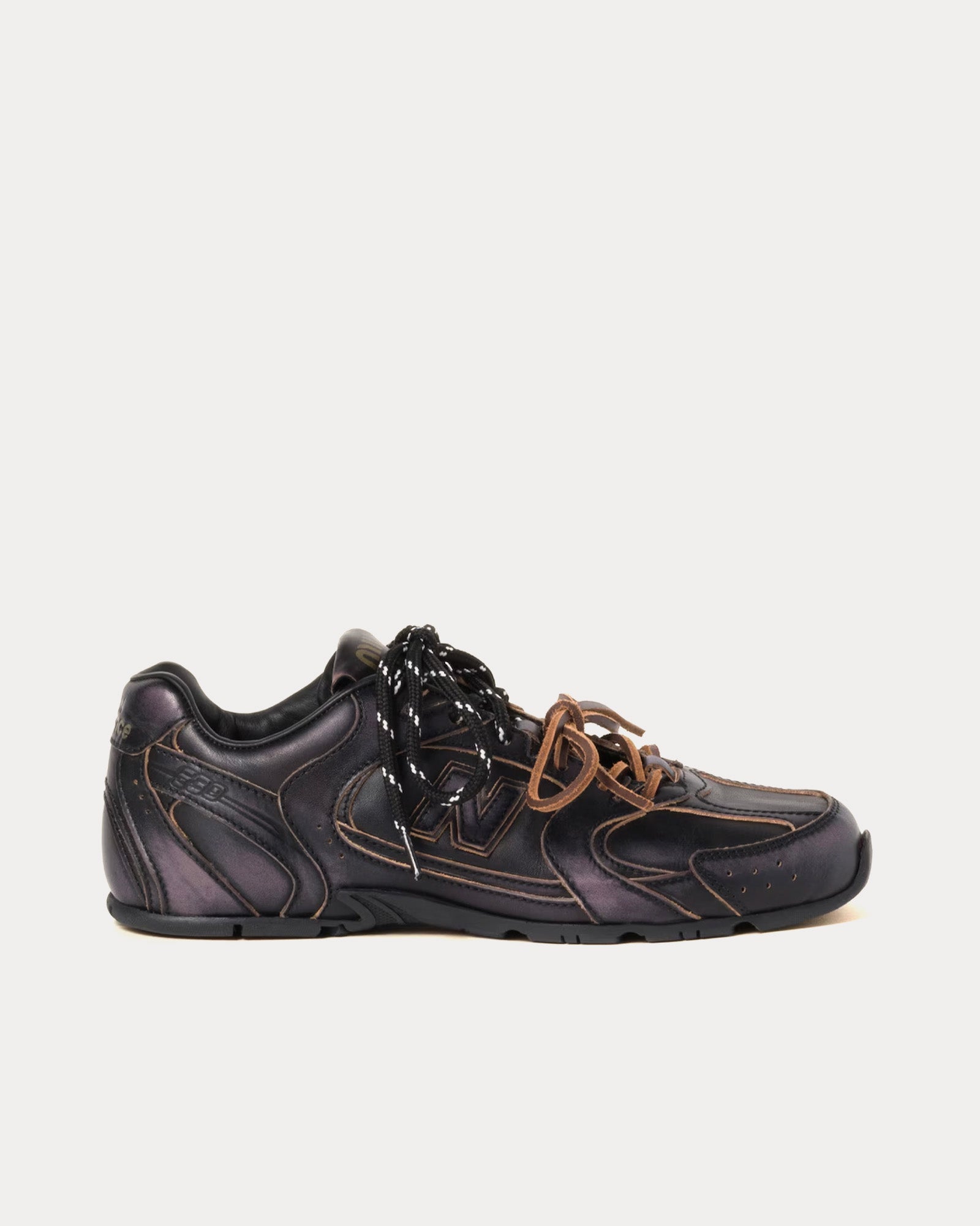 New Balance x Miu Miu Women's 530 SL Leather Black Low Top