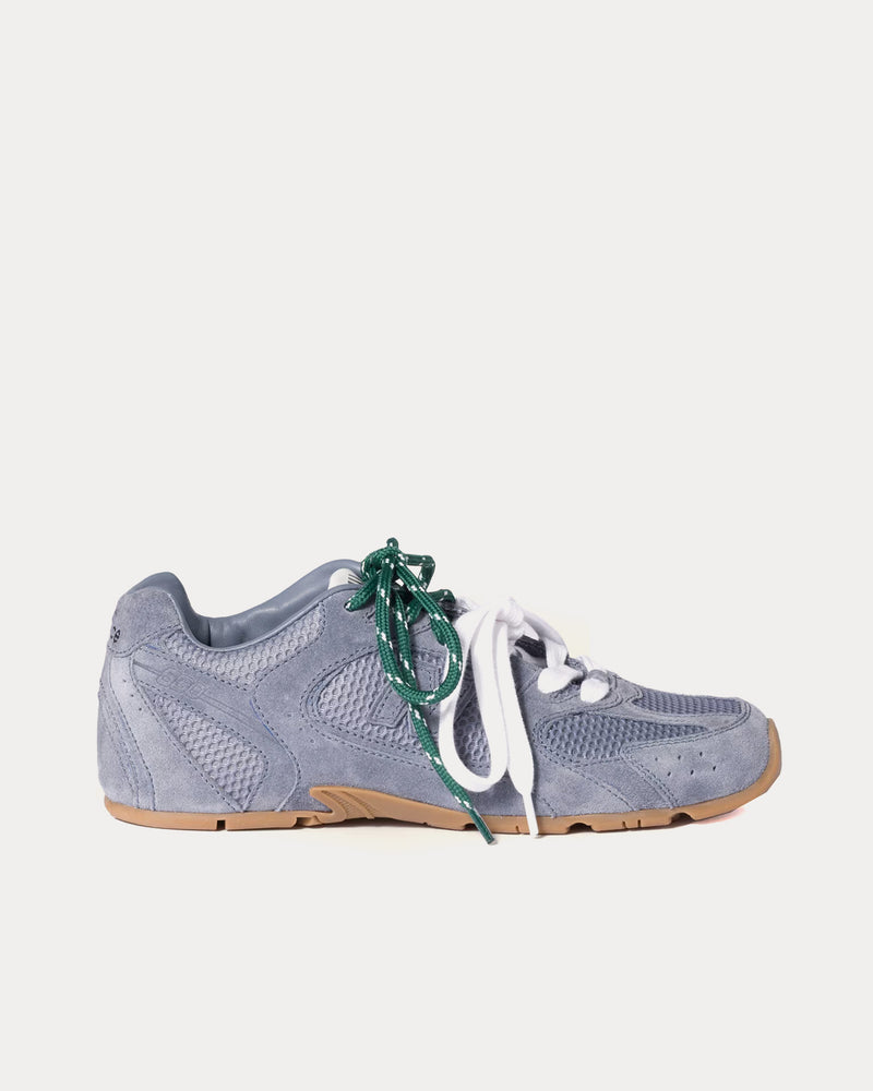 New Balance x Miu Miu 530 SL Suede & Mesh Periwinkle Blue Low Top Sneakers - 1