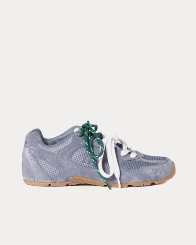 New Balance x Miu Miu 530 SL Suede & Mesh Periwinkle Blue Low Top Sneakers