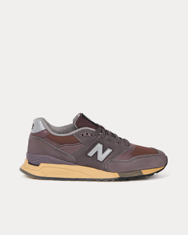 New Balance x Stone Island Made in USA 998 Burgundy Low Top Sneakers