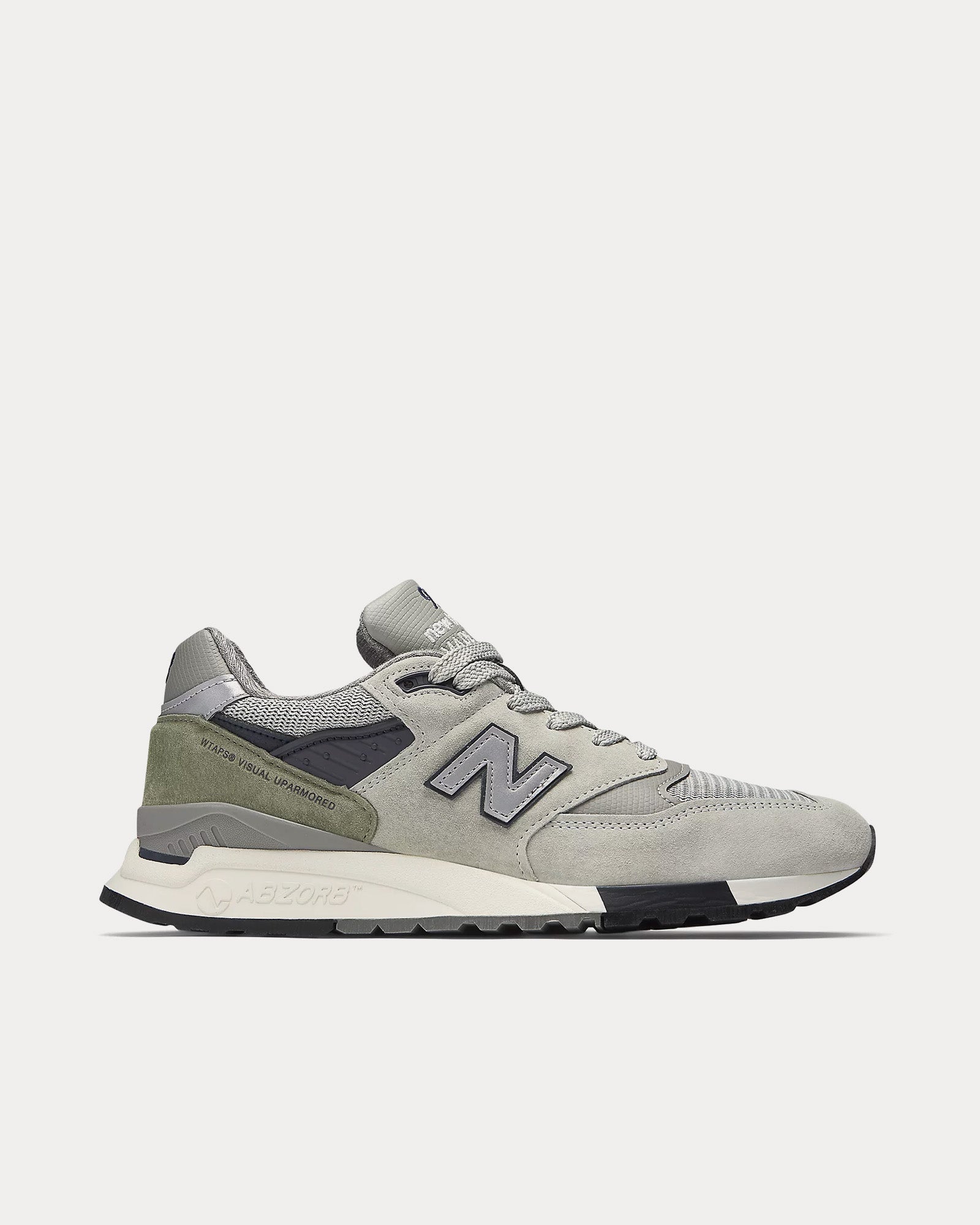 New Balance x WTAPS Men's Made in USA 998 Grey / Black Low Top