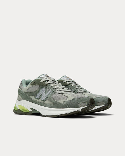 New Balance x WTAPS Abzorb 2010 Wrought Iron / Agave Green Low Top Sneakers - 3