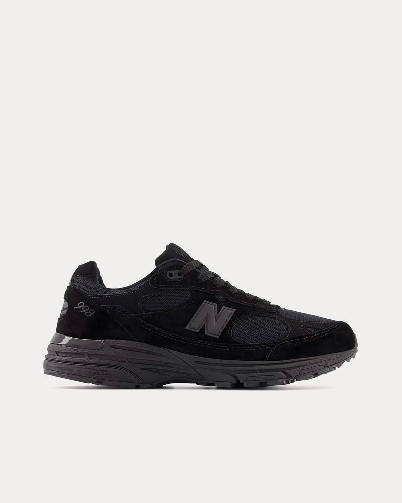New Balance Men's Made in USA 993 Black Low Top Sneakers Trainers