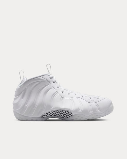 Nike Air Foamposite One Triple White High Top Sneakers - 1