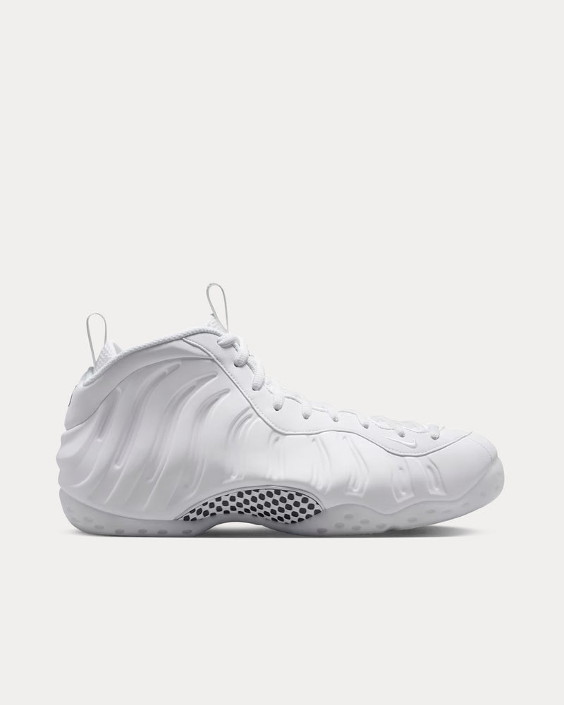 Nike Air Foamposite One Triple White High Top Sneakers - 1