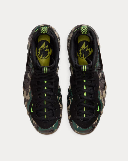 Nike Air Foamposite Pro 'Army Camo' Black / Multi-Color High Top Sneakers - 2