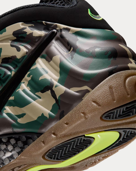 Nike Air Foamposite Pro 'Army Camo' Black / Multi-Color High Top Sneakers - 6