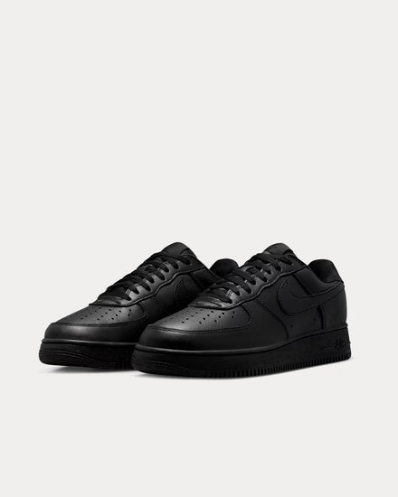 Nike Air Force 1 '01 Black Low Top Sneakers - 3