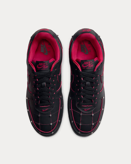 Nike Air Force 1 '01 'Nightmare' Black / Gym Red Low Top Sneakers - 2