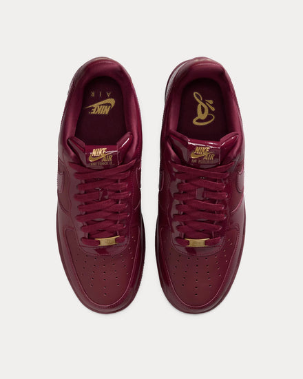 Nike x Syna Air Force 1 '07 Dark Beetroot / Red Oxide Low Top Sneakers - 2