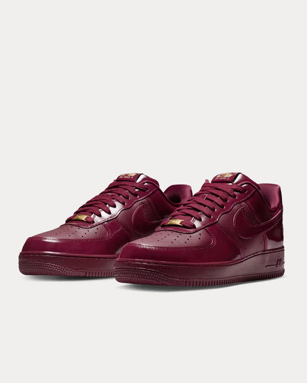 Nike x Syna Air Force 1 '07 Dark Beetroot / Red Oxide Low Top Sneakers - 3