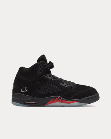 Jordan Air Jordan 5 'Halloween' Black and Picante Red High Top Sneakers