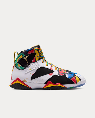 Jordan Air Jordan 7 Retro 'Miró' White / Multi High Top Sneakers