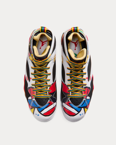 Jordan Air Jordan 7 Retro 'Miró' White / Multi High Top Sneakers - 2