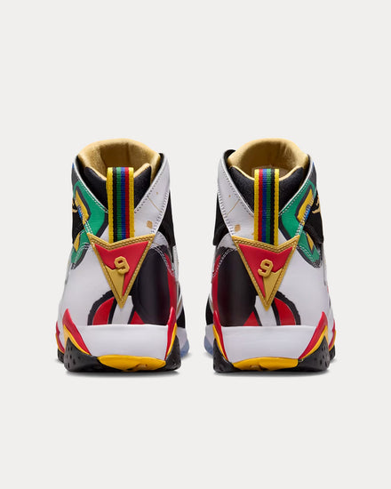 Jordan Air Jordan 7 Retro 'Miró' White / Multi High Top Sneakers - 4