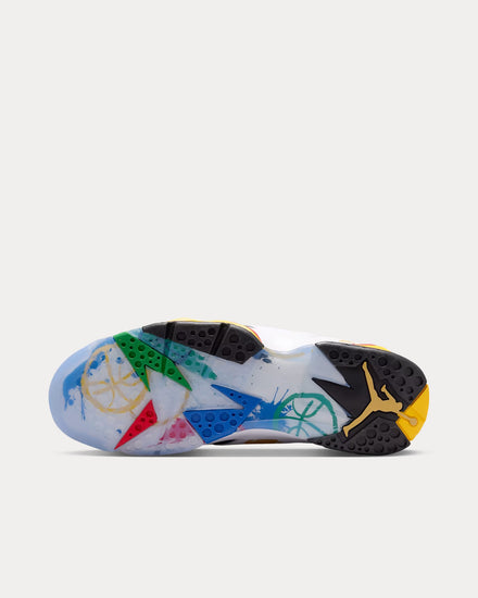 Jordan Air Jordan 7 Retro 'Miró' White / Multi High Top Sneakers - 5