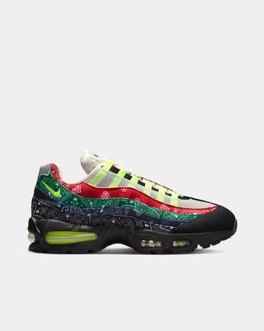 Nike Air Max 95 'Big Bubble' Volt / University Red Low Top Sneakers