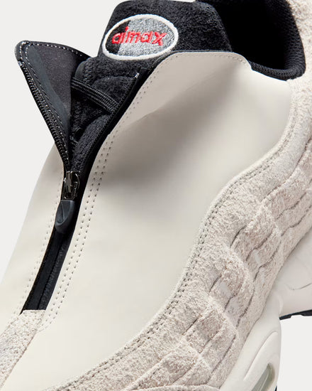 Nike Air Max 95 'Big Bubble Zip' Phantom / Light Crimson Low Top Sneakers - 5