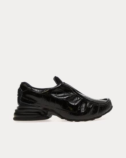 Nike Air Max Dolce Leather Black Slip On Sneakers - 1