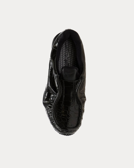 Nike Air Max Dolce Leather Black Slip On Sneakers - 2