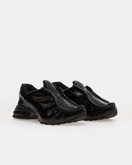 Nike Air Max Dolce Leather Black Slip On Sneakers - 3